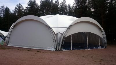 Арочный шатер Гексагональ 260м2